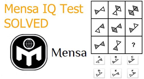 is mensa test hard|free mensa test review.